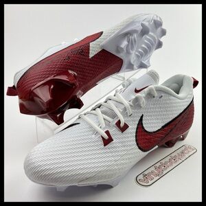 Nike Vapor Edge Speed 360 2 Football Cleats White Red Men's 12 FQ4045-104
